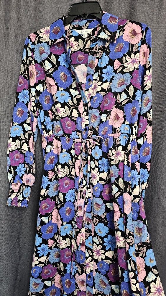 Floral Dress Super Soft Fabric Size 8