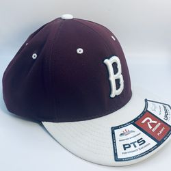 Boston Red Sox hat fitted cap L/XL MLB Richardson flex fit Burgandy and white New CHICK on back