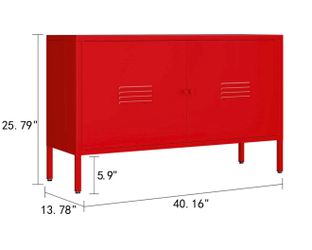 Red two door Locker