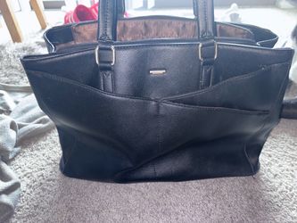 Lovevook Black Work Tote Bag Multi-Compartment Professional Handbag