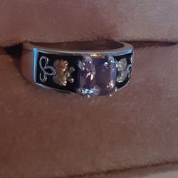 Blackhills Gold  @ Sterling Amethyst Ring