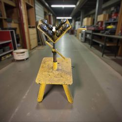 VE -260 Stationary Vitalic Machine Dies From One And 1/ Half To 8 Inch Pipe Cart Excellent Condition