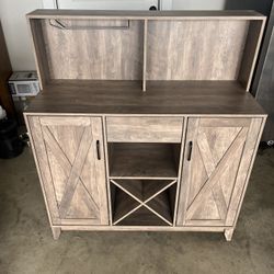 Wooden Wine Rack/Bar Cart 