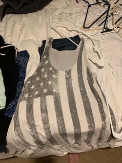 American flag tank (women’s) size unknown