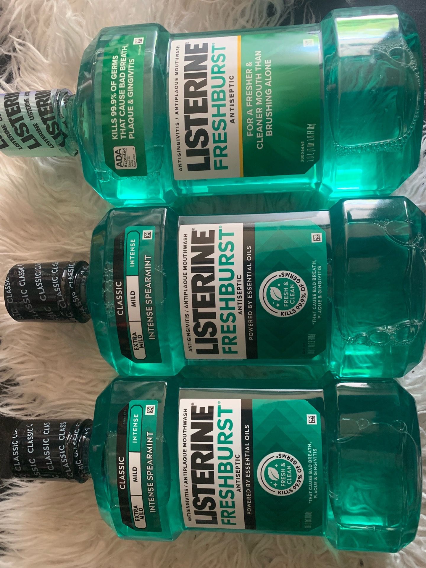 Listerine Mouthwash ($6 each)