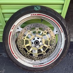 2012 CBR600RR Front Wheel (bent)