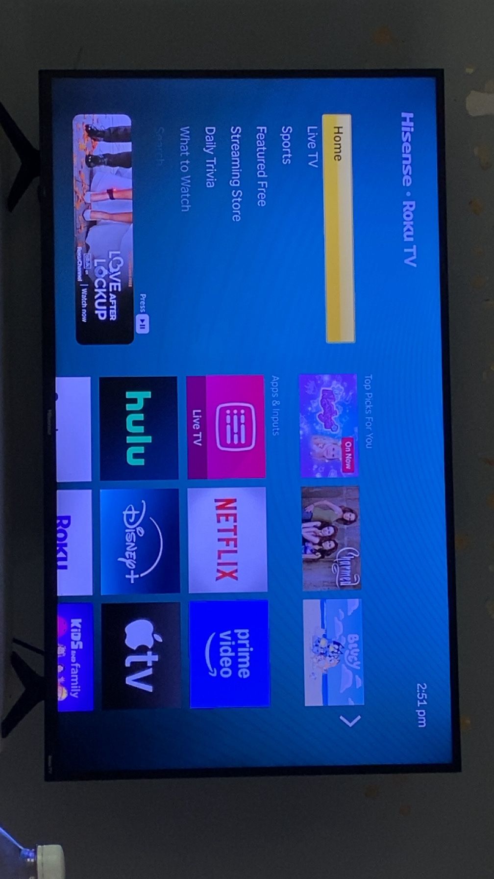 50” Hisense Roku Tv