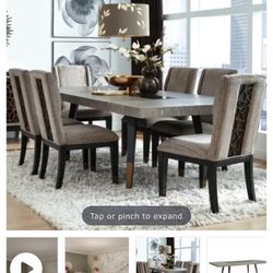 Dinning Set Six Chairs Everything U See As Is 
