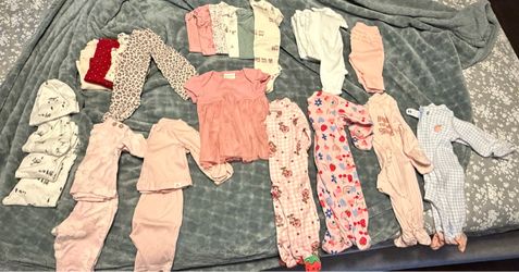 Newborn 0-3 baby girl clothes