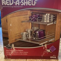 REV-A-SHELF Double Stacked Shelf