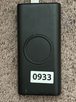 36800mAh Solar Power Bank 15W Wireless Charger USB-C QC Black HX200A Pre-owned