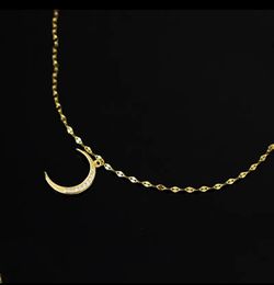 Sterling Silver Moon Anklet Thumbnail