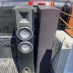 KLIPSCH SUNERGY F2 FLOORSTANDER TOWER FLOOR SPEAKERS PAIR SET 