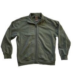Men's Large Scandia Woods Zip Up Olive Green