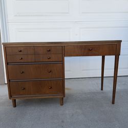 MCM Solid Wood Writing Desk – 4 Drawers, Great Condition – Town Set By Morris