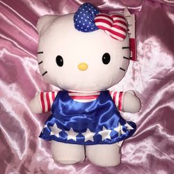 Hello Kitty 4th Of July Side-Stepper Animated plush