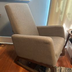 Gray Rocking Chair