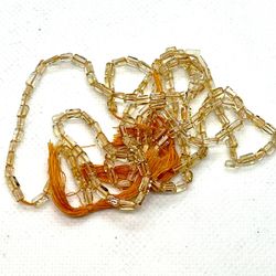Strand Of Citrine Cubed Beads