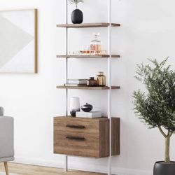 Brand New In Box Bookcase /bookshelf With Drawers 