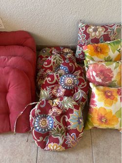 Chair cushions and backs