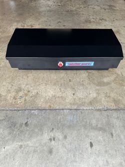 Weather Guard 185-05-04 Lo-Side Truck Tool Box in Steel, 41 in., Short, in Gloss Black