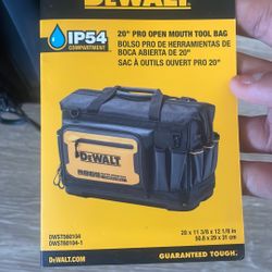 Dewalt 20” Pro Open Mouth Tool Bag