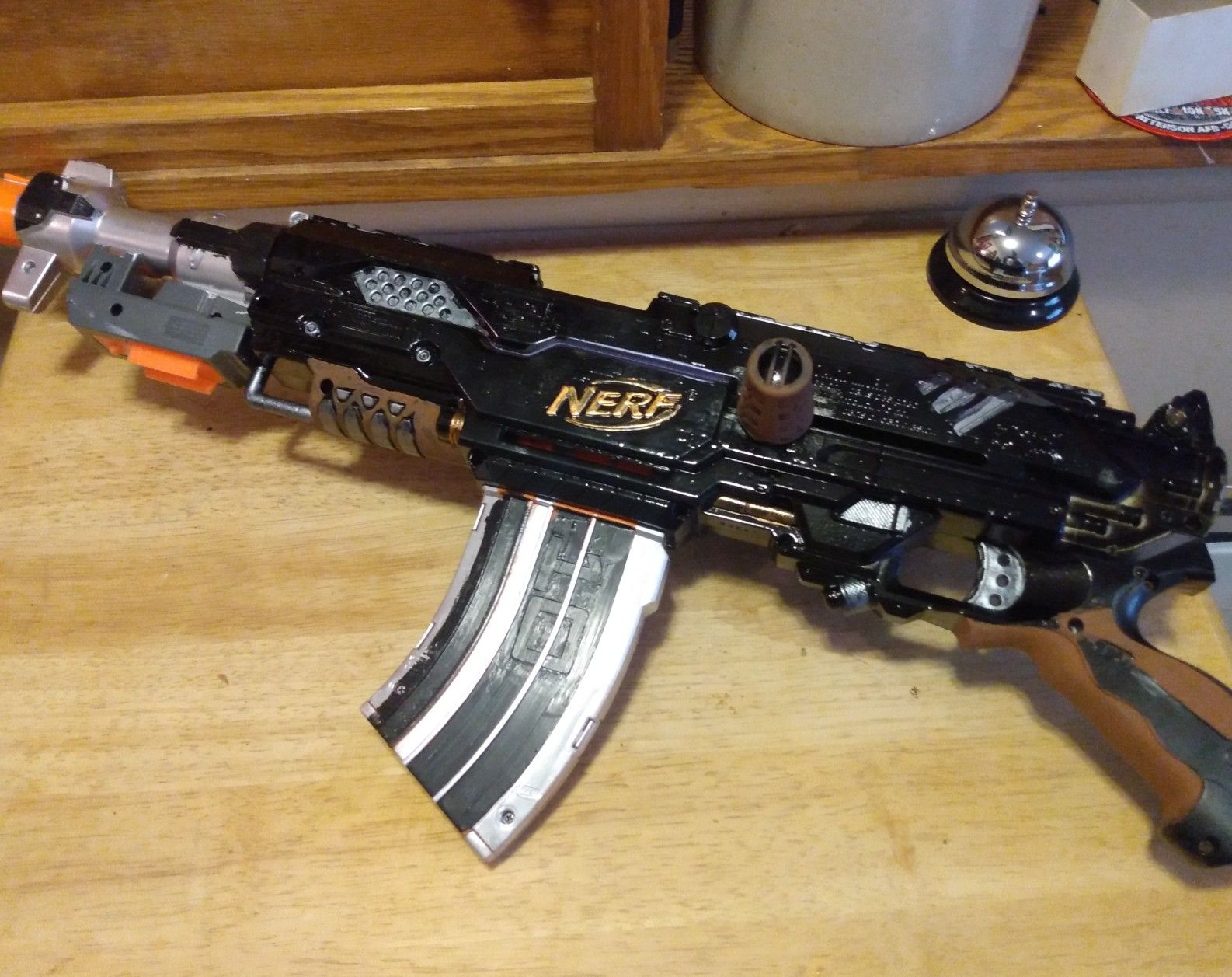 Custom painted modified nerf longstrike c6
