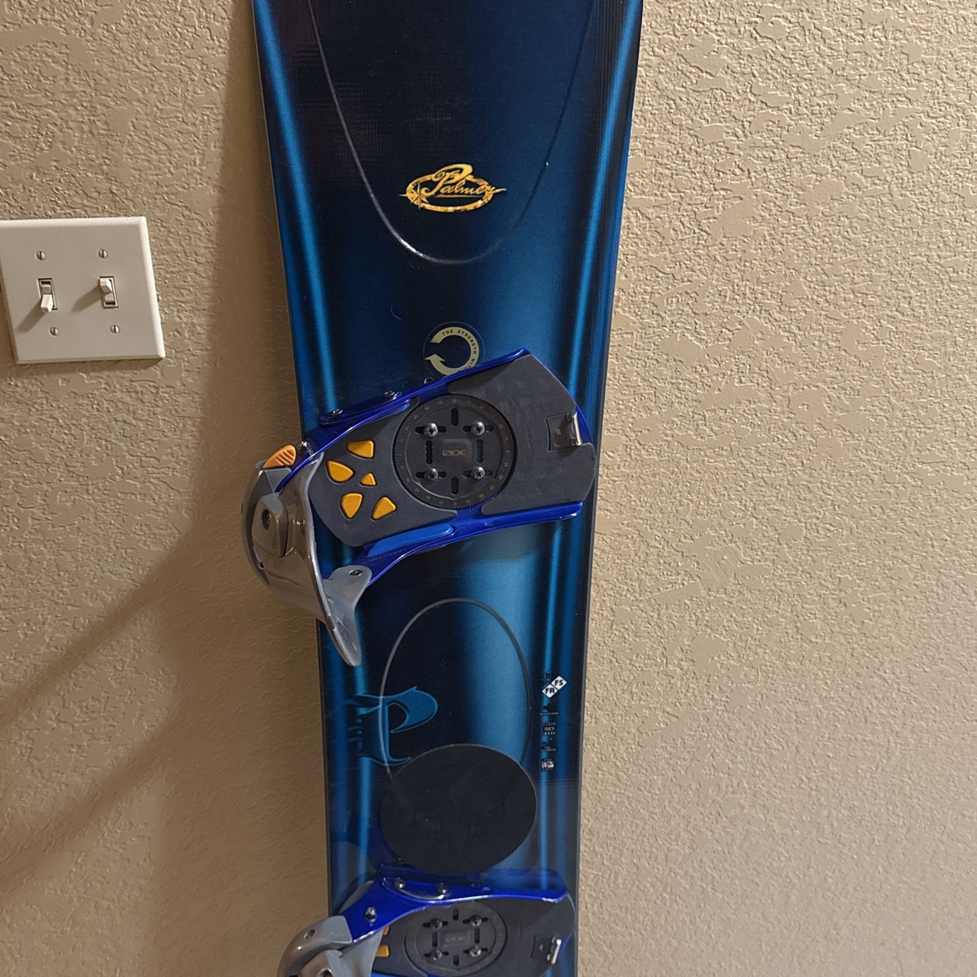 Palmer Honeycomb Snowboard, Boots, Case