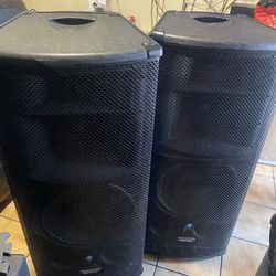 Three way Mackie Speakers