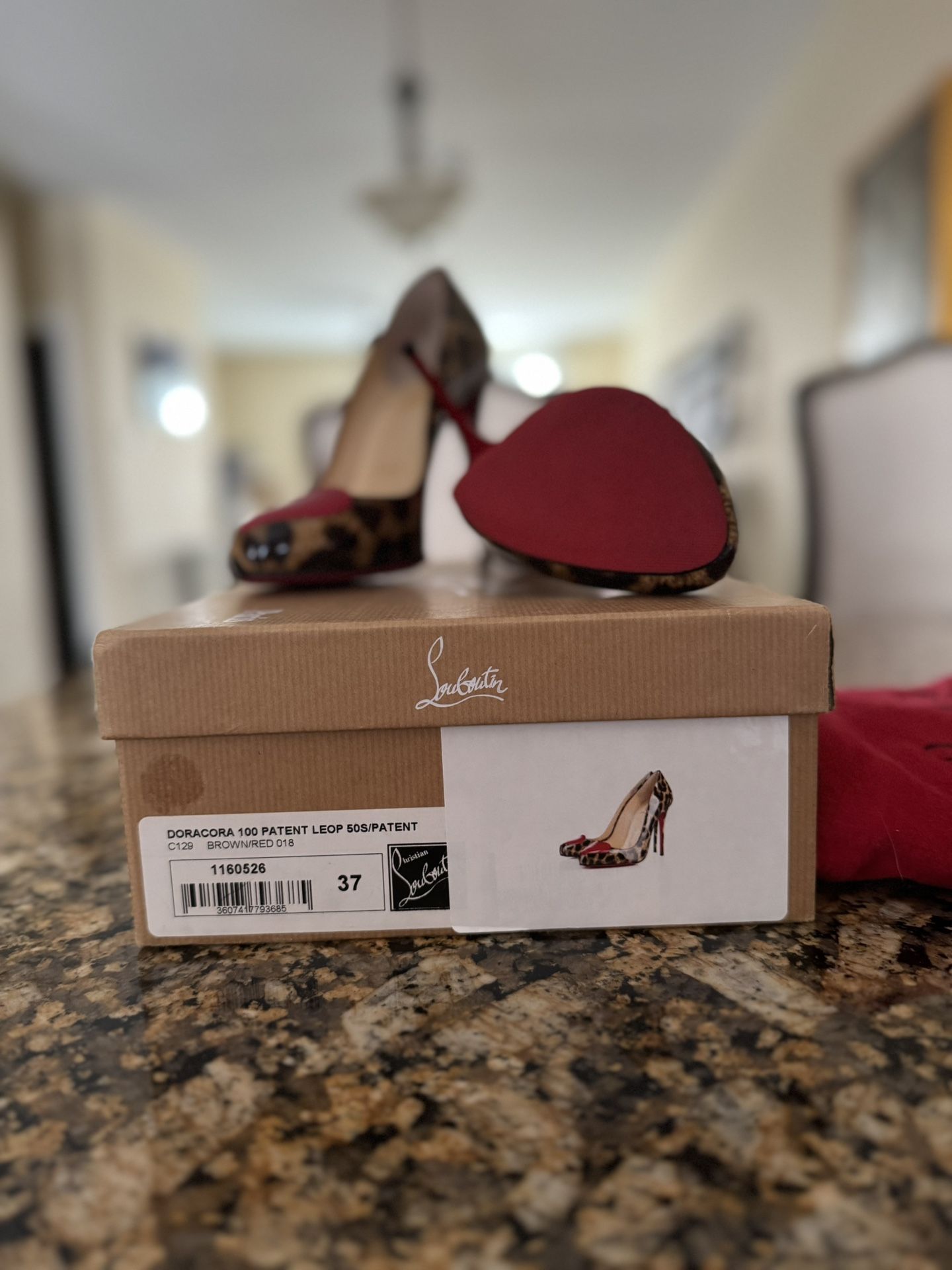 Heart/leopard Doracora Christian Louboutin Pumps