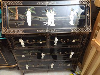 Antique oriental desk