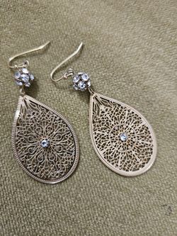 Gold Laser Cut Earrings