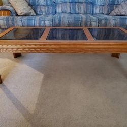 Oak/Glass Table