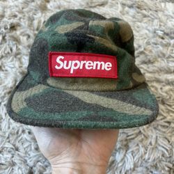 Supreme Camo Camp Hat Wool FW17