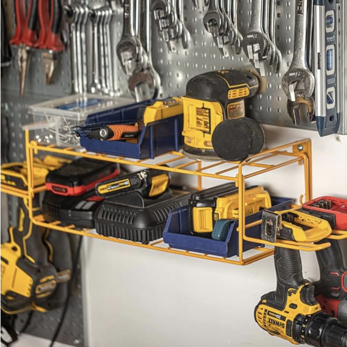 Heavy-Duty Power Tool Organizer Wall Mount