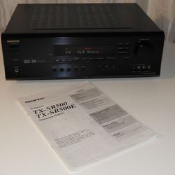 ONKYO TX-SR500 AV RECEIVER 7.2 CHANNEL HOME THEATER STEREO TXSR500