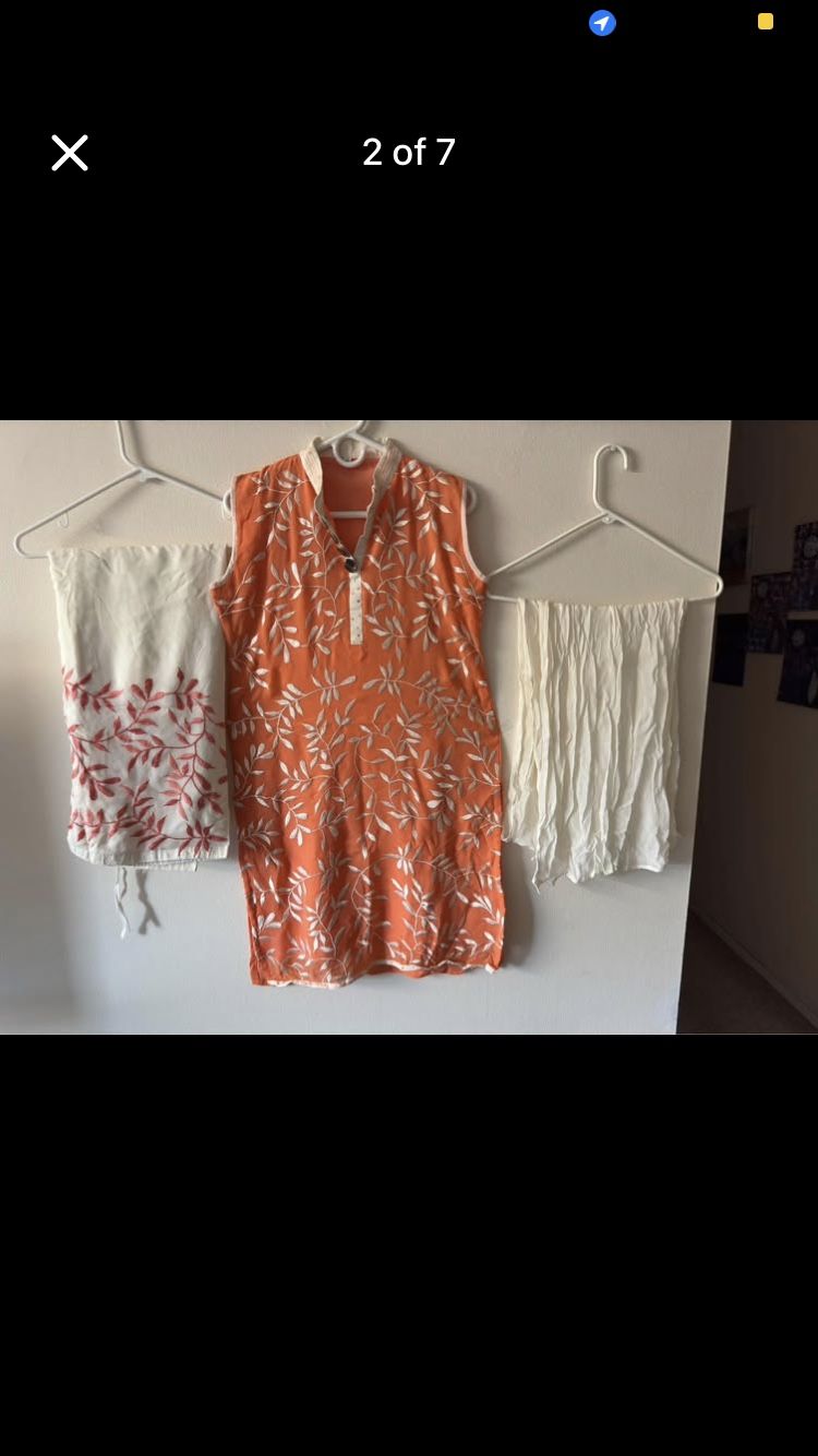 3pcs Suit Good Quality Fabric Bust 20”