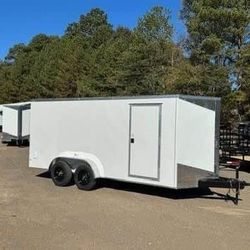 New 7x16 Enclosed Cargo Trailer 