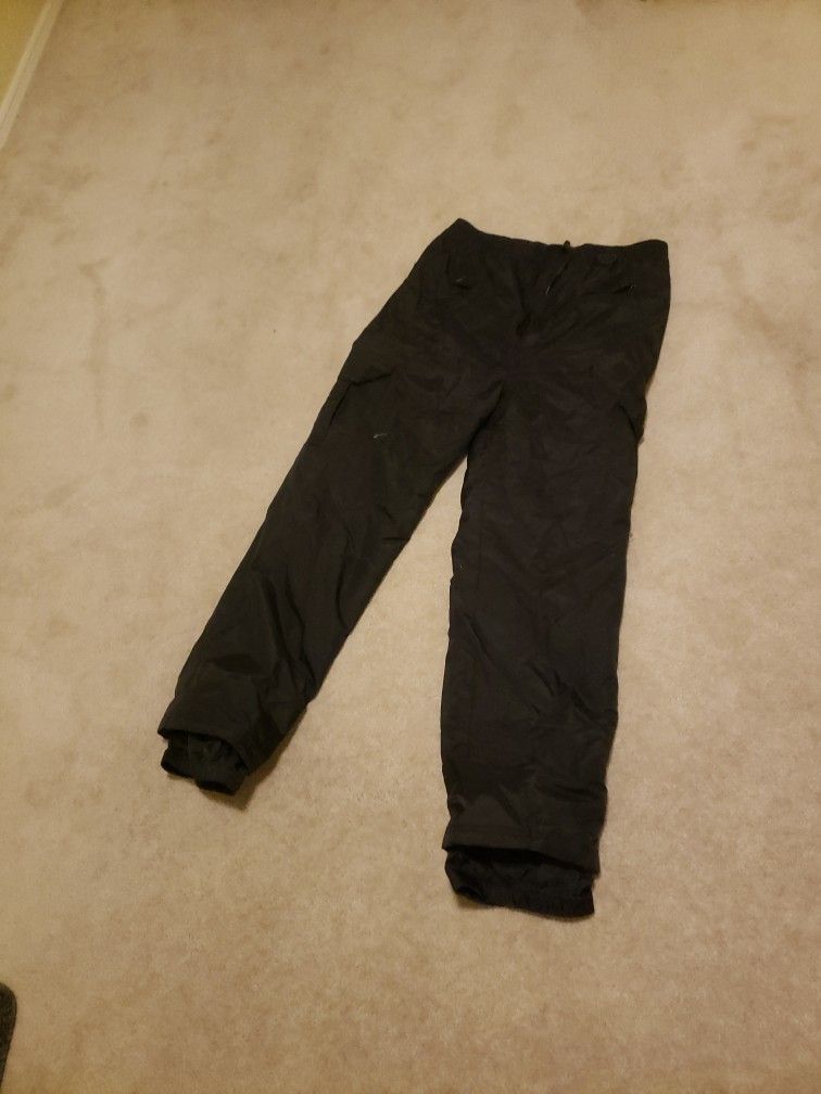 Snow Pants Size XL. Made in Indonesia. Black