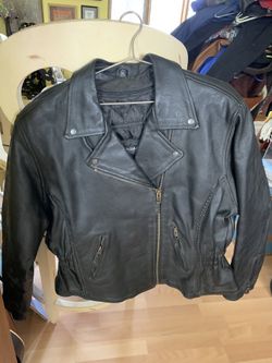 Leather biker jacket size 3x woman’s like new