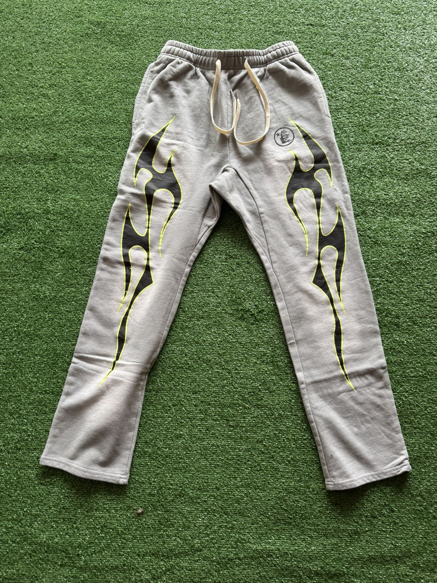 Hellstar flame grey NFC sweats