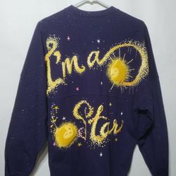 DISNEY  SPIRIT JERSEY  FROM THE MOVIE  "WISH ,I'M  A STAR"  WOMENS SIZE SMALL 
