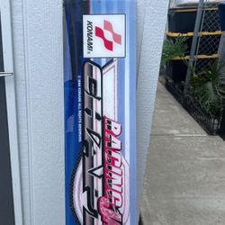 Konami Racing Jam Chapter 2 Arcade Video Game Large Long Original Vintage Marquee 