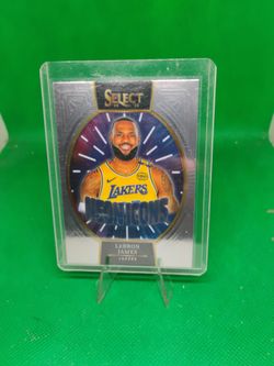 LeBron James 2024-25 Select Neon Icons Lakers Card