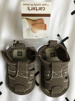 Carters Comfy-Fit Shoes, size Newborn