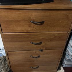 4 Drawer Brown Dressar 