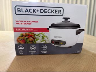 16 cup black + decker rice cooker