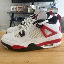 9.5 men’s Jordan 4 “red cement” no box