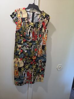 Frida Kahlo dress size Large Never worn