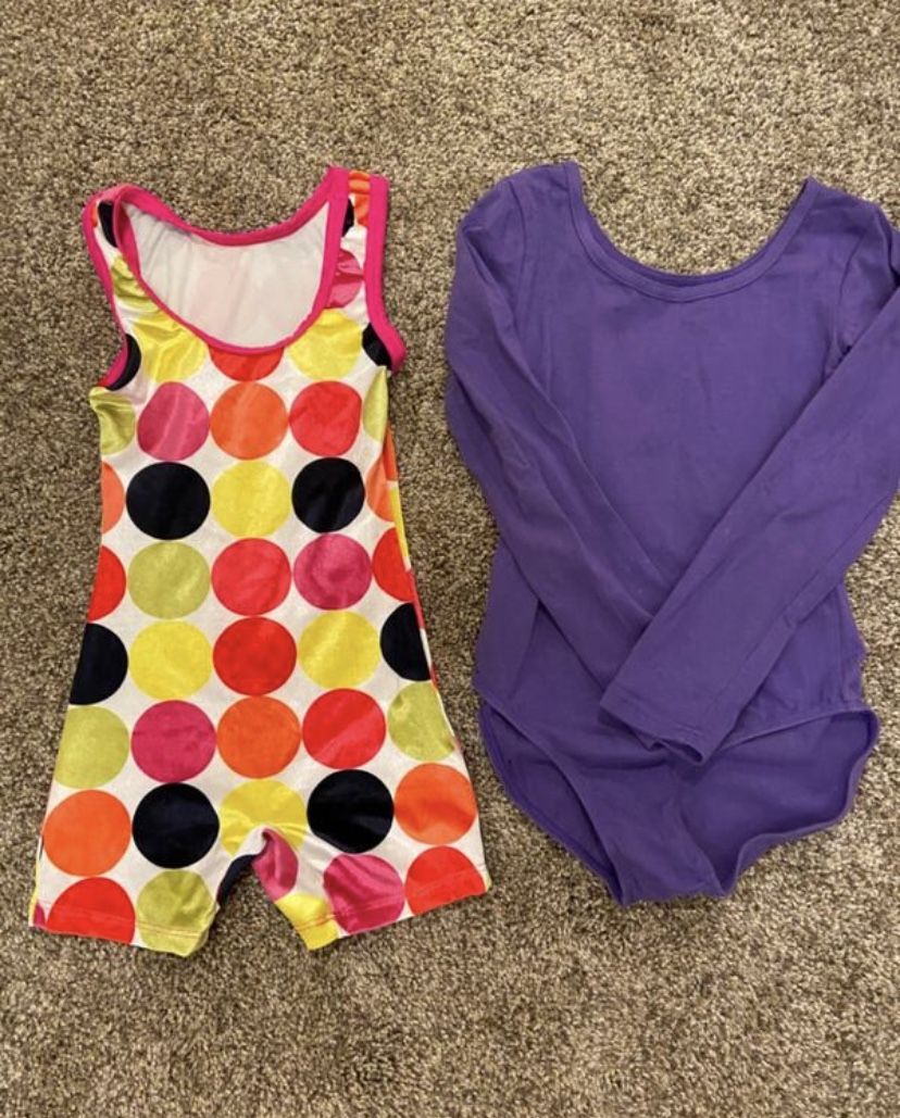 Girls size 7-7/8 gymnastics/dance leotard lot